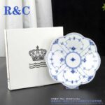 ROYAL COPENHAGEN DENMARK BLUE FLUTED CUP DISHES