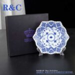 ROYAL COPENHAGEN DENMARK BLUE FLUTED CUP DISHES