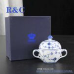 ROYAL COPENHAGEN DENMARK BLUE FLUTED CUP DISHES