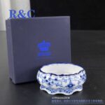 ROYAL COPENHAGEN DENMARK BLUE FLUTED CUP DISHES