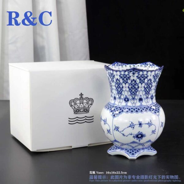 ROYAL COPENHAGEN DENMARK BLUE FLUTED CUP DISHES