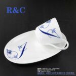 ROYAL COPENHAGEN DENMARK BLUE FLUTED CUP DISHES