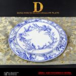 Dior Dinner Plate Lily of the Valley, Green/Red/Blue
