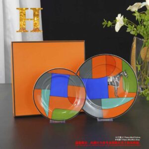 Hermes horse La Serpentine porcelain dinnerware Mug Cup Set