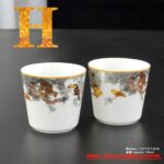Hermes Carnets D'Equateur Breakfast Cup and Saucer Jungle Set