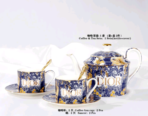Dior coffee cup dishes plate