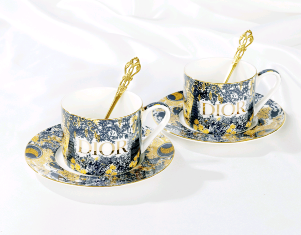 Dior coffee cup dishes plate