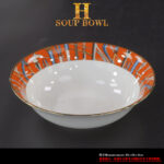 Orange Bone china coffee cup and saucer suit Dinnerware set