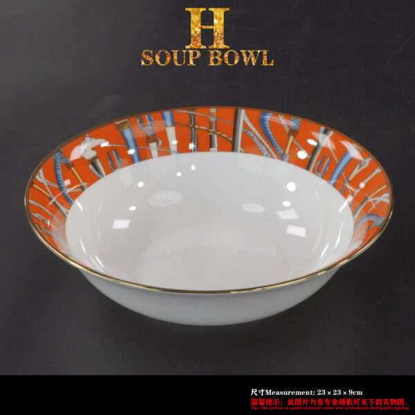 Orange Bone china coffee cup and saucer suit Dinnerware set