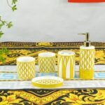Soleil d'Hermes Mornig Tea Cup & Saucer 2 Sets Yellow