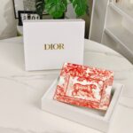 Dior Toile de Jouy china ware dinnerware dishes red