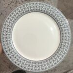 20.5cm Porcelain Dinner Plate, Mosaic Geometric Pattern Decorative Plate for Tableware